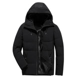 Brand Winter Jacket Men Clothes 2018 Casual Stand Collar Hooded Collar Fashion Winter Coat Men Parka Outerwear Warm Slim fit 4XL